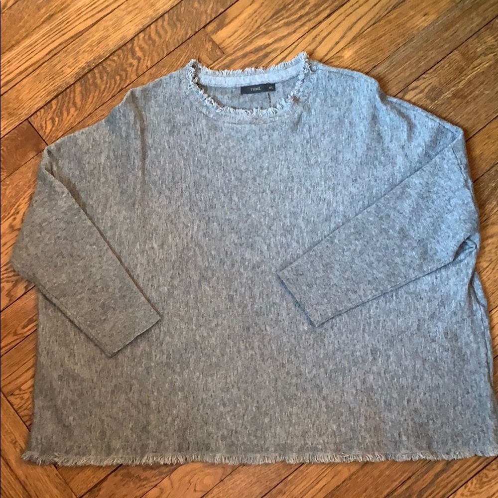 THML gray sweater, size M/L